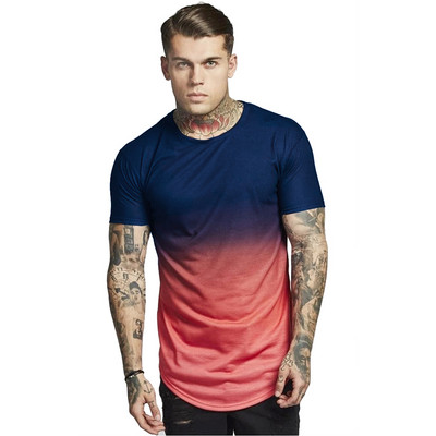 Tricou barbatesc sport-casual model Slim in mai multe culori