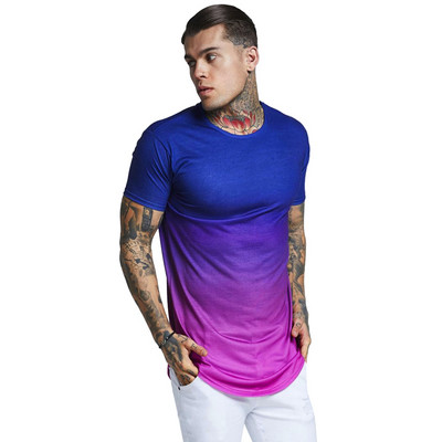 Tricou barbatesc sport-casual model Slim in mai multe culori