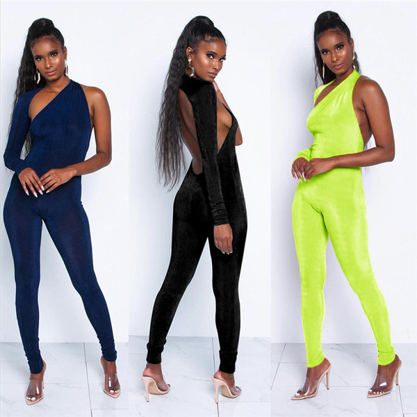 Model nou de salopeta dama cu o maneca in trei culori