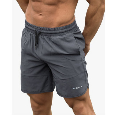 Спортно-ежедневни мъжки панталони в три цвята с надпис в връзки