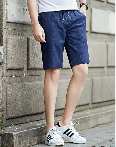 Pantaloni scurți casual pentru bărbați în trei culori cu cravate