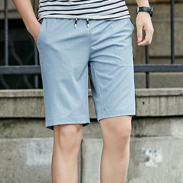 Pantaloni scurți casual pentru bărbați în trei culori cu cravate