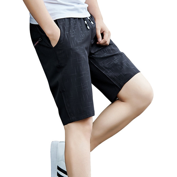 Pantaloni scurți casual pentru bărbați în trei culori cu cravate