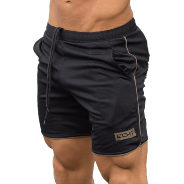 Pantaloni scurți sport pentru bărbați în mai multe culori cu inscripție