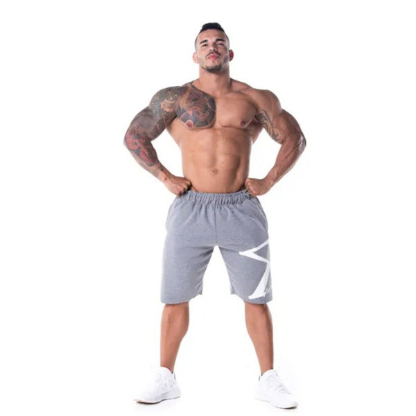 Modern férfi rövidnadrág rátéttel, két színben