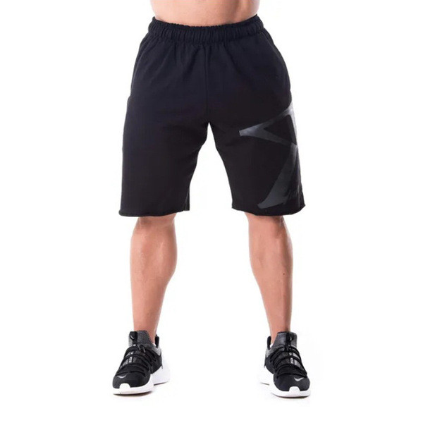 Modern férfi rövidnadrág rátéttel, két színben