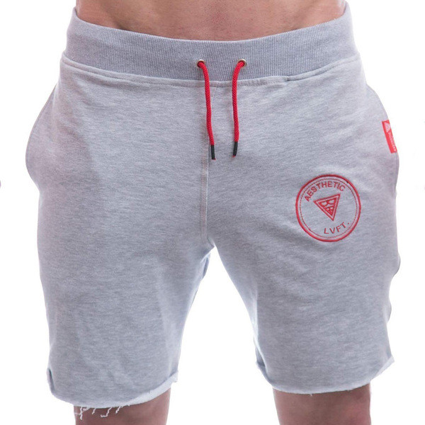 Pantaloni scurți moderni pentru bărbați în trei culori cu aplicație