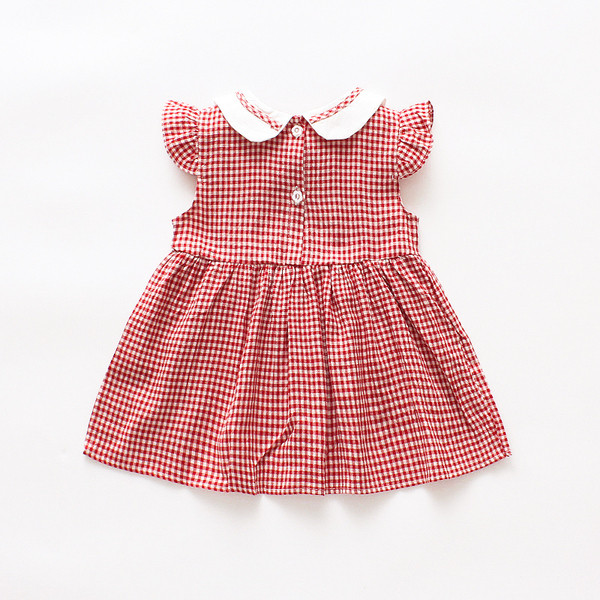 Rochie copii in carouri pentru fete