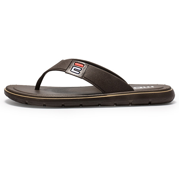 Papuci casual barbatesti in negru si maro