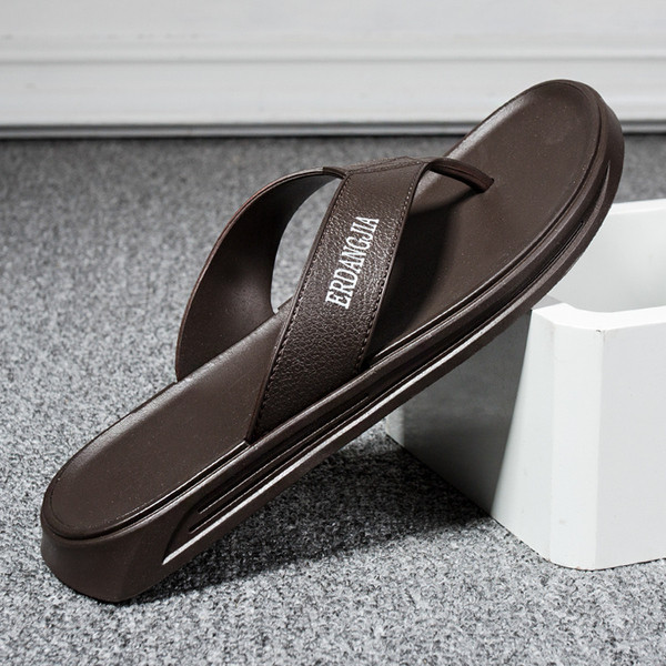 Μοντέρνα αντρικές  παντόφλες σε τρία χρώματα με επιγραφή