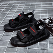 Sandale pentru bărbați de culoare neagră