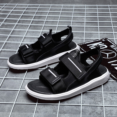 Sandale pentru bărbați de culoare neagră