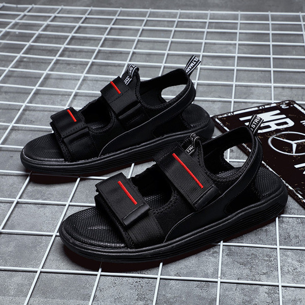 Sandale pentru bărbați de culoare neagră