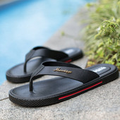 Papuci moderni pentru barbati in doua culori cu talpa plata