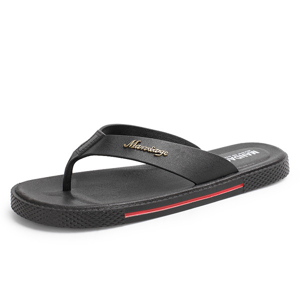 Papuci moderni pentru barbati in doua culori cu talpa plata