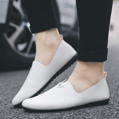 Mocasini moderni pentru barbati din piele ecologica in mai multe culori