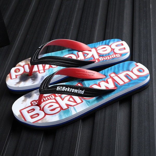 Papuci casual barbatesti in trei culori cu inscriptii