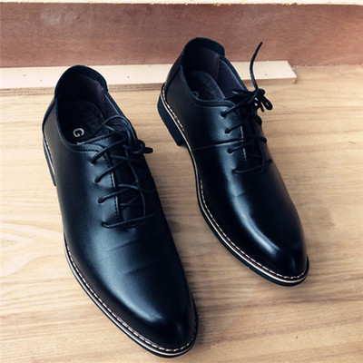 Мъжки официални обувки в черен цвят класически модел