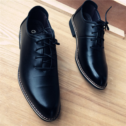 Мъжки официални обувки в черен цвят класически модел