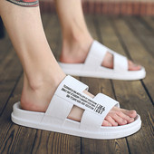 Ανδρικές  παντόφλες με επιγραφές σε τρία χρώματα