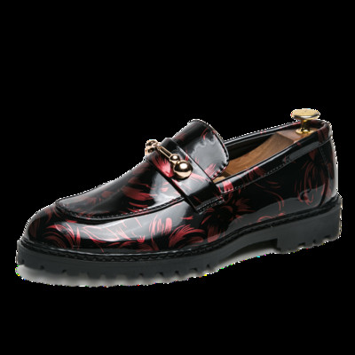 Mocasini moderni pentru barbati din piele ecologica cu elemente metalice