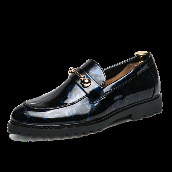 Mocasini moderni pentru barbati din piele ecologica cu elemente metalice