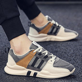 Modern férfi tornacipő fekete-fehér fűzővel