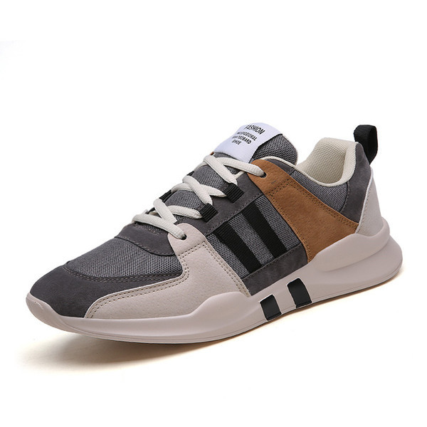 Modern férfi tornacipő fekete-fehér fűzővel