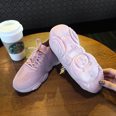 Ανοιξιάτικα γυναικεία παπούτσια σε μαύρο, λευκό και ροζ χρώματα