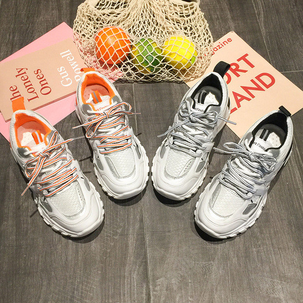 Tenisi sport dama cu sireturi in doua culori