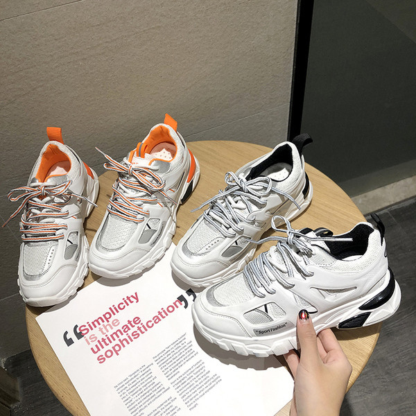 Tenisi sport dama cu sireturi in doua culori