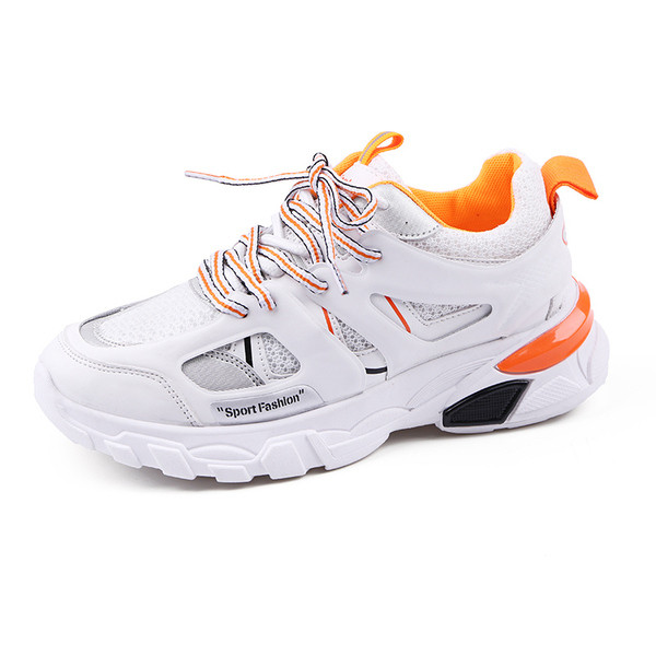 Tenisi sport dama cu sireturi in doua culori