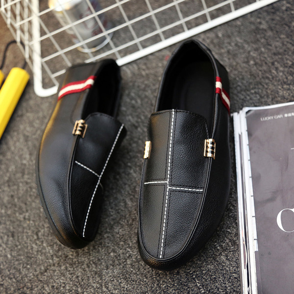 Modern férfi mokaszinok eco bőrből többféle modell