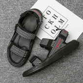 Ανδρικά σανδάλια σε γκρι χρώμα