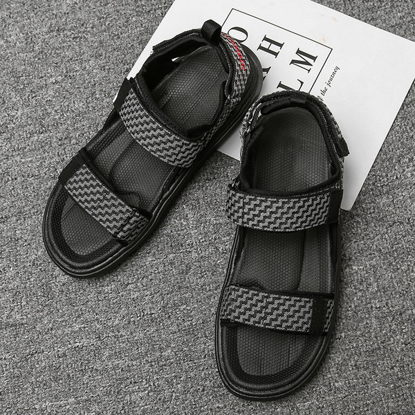 Ανδρικά σανδάλια σε γκρι χρώμα