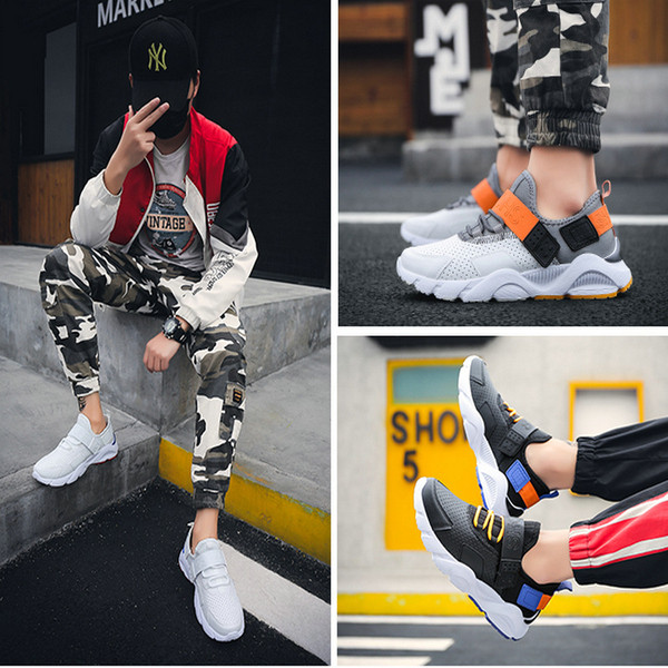 Pantofi barbatesti moderni cu talpa inalta in mai multe culori