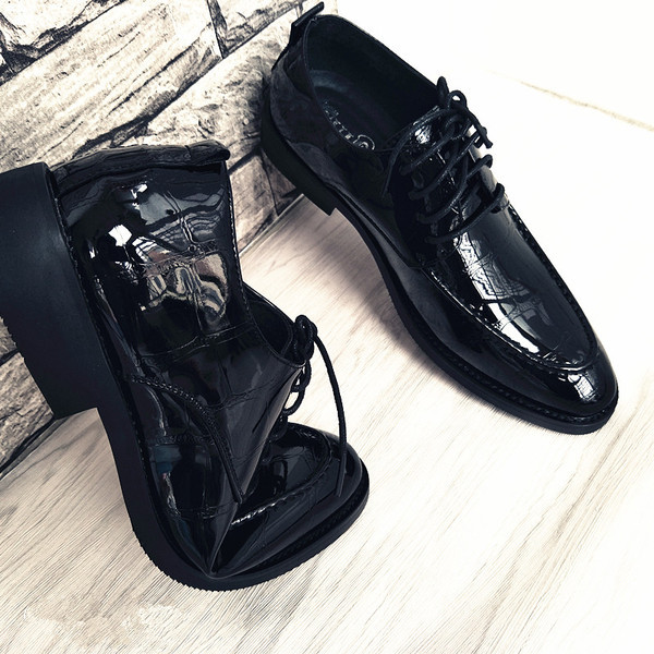 Pantofi eleganti pentru barbati in negru