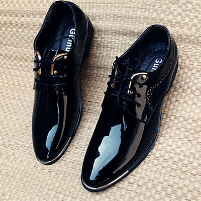 Pantofi eleganti pentru barbati in doua culori cu sireturi