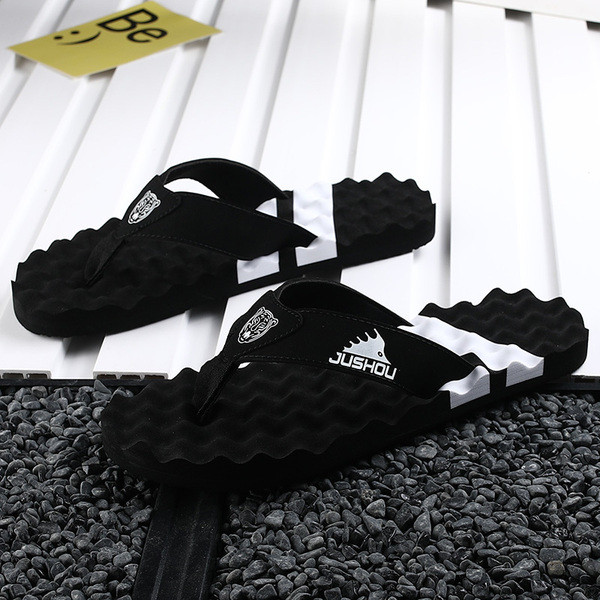 Ανδρικές καθημερινές παντόφλες σε τρία χρώματα με επιγραφή