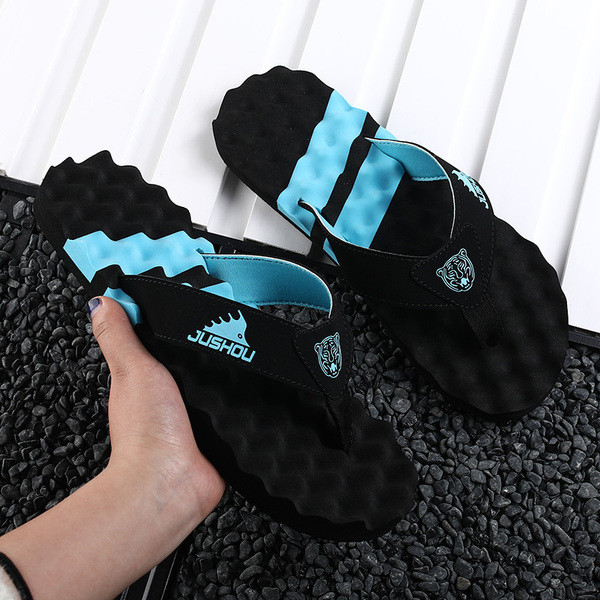 Ανδρικές καθημερινές παντόφλες σε τρία χρώματα με επιγραφή