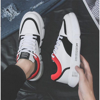 Adidasi moderni pentru barbati cu talpa inalta si sireturi in mai multe culori