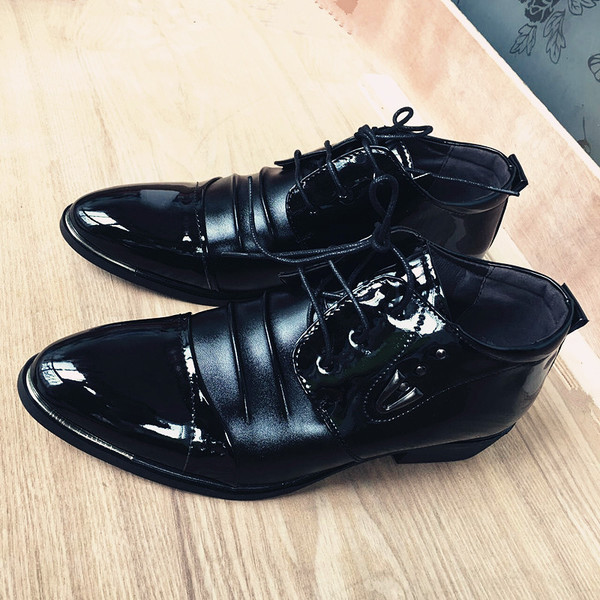 Pantofi moderni pentru barbati in negru