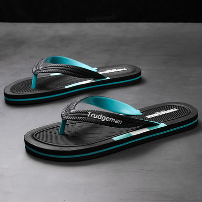 Papuci casual barbati in mai multe culori cu inscriptie