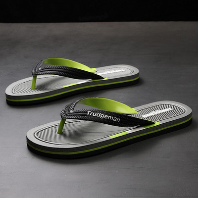 Papuci casual barbati in mai multe culori cu inscriptie