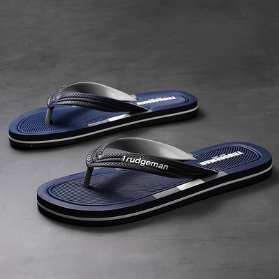 Papuci casual barbati in mai multe culori cu inscriptie