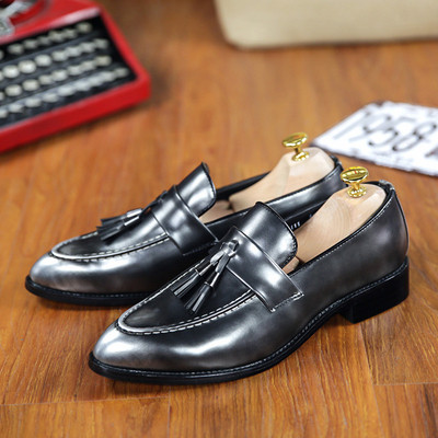 Mocasini eleganti pentru barbati din piele ecologica in patru culori