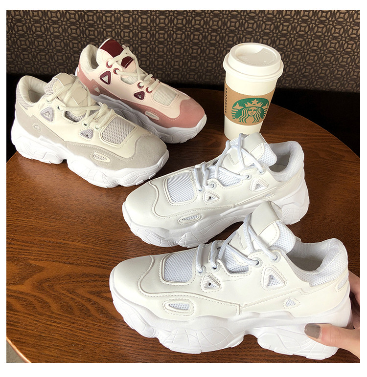 Három színben fűzős női sportcipő