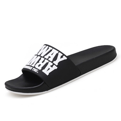 Μοντέρνα ανδιρικές παντόφλες σε τέσσερα χρώματα με επιγραφές