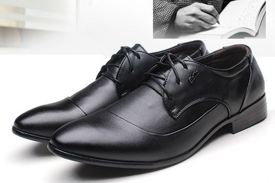 Pantofi de bărbați actuali în alb și negru cu șireturi