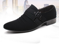 Alkalmi férfi cipő fekete színben karatamával